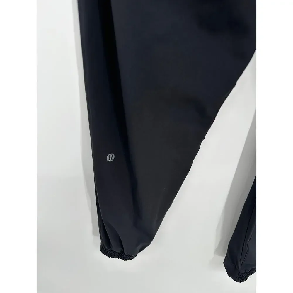 Lululemon Joggers Women 6 Black‎ Active Casual Pants Career Pleated Travel Work